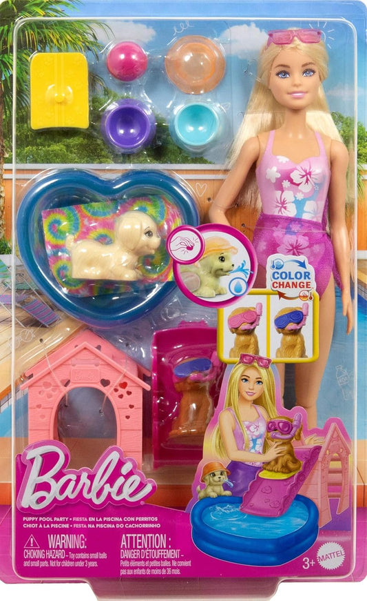 Barbie Puppy Pool Party