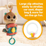 LAMAZE Arty Says Cheese Clip and Go Baby Pram Toy