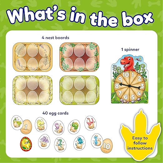Orchard Toys Dinosaur Number Eggs