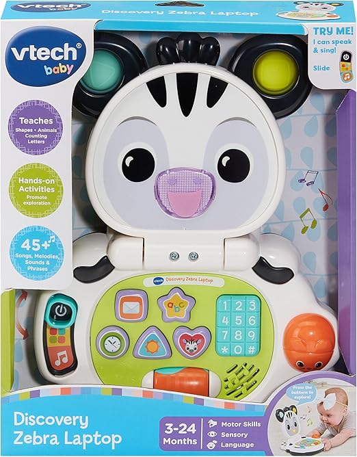 VTech Baby Discovery Zebra Laptop,