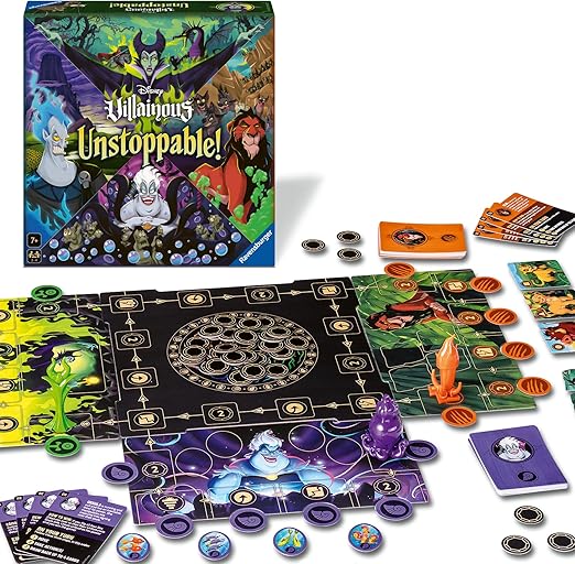 Disney Villainous Game - Unstoppable Strategy Family Board Game