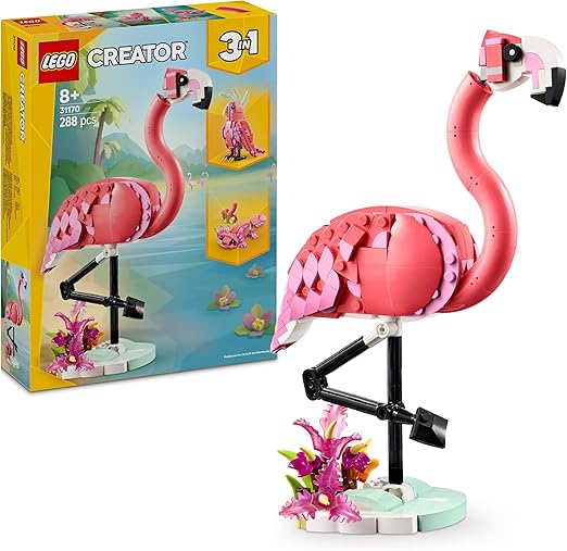 LEGO Creator 3in1 Wild Animals: Pink Flamingo Toy 31170
