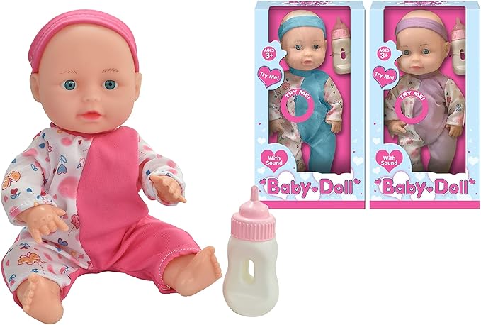 Baby Doll with Sound Effects-3 Assorted