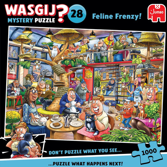 Wasgij Retro Original, Feline Frenzy 1000 Piece