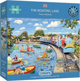 The Boating Lake | 1000 Piece Jigsaw Puzzle | Nostalgic Summer Puzzle