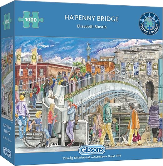 Ha’penny Bridge | 1000 Piece Jigsaw Puzzle | Ireland Jigsaw Puzzle