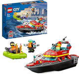 LEGO 60373 City Fire Rescue Boat Toy