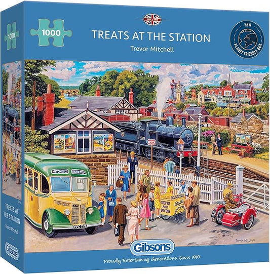 Treats At the Station 1000 Piece Jigsaw