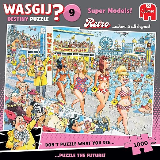 Wasgij Retro Original, Super Models 1000 Piece