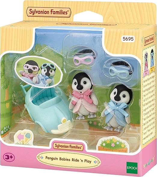Sylvanian Families 5695 Penguin Babies Ride ‘n Play
