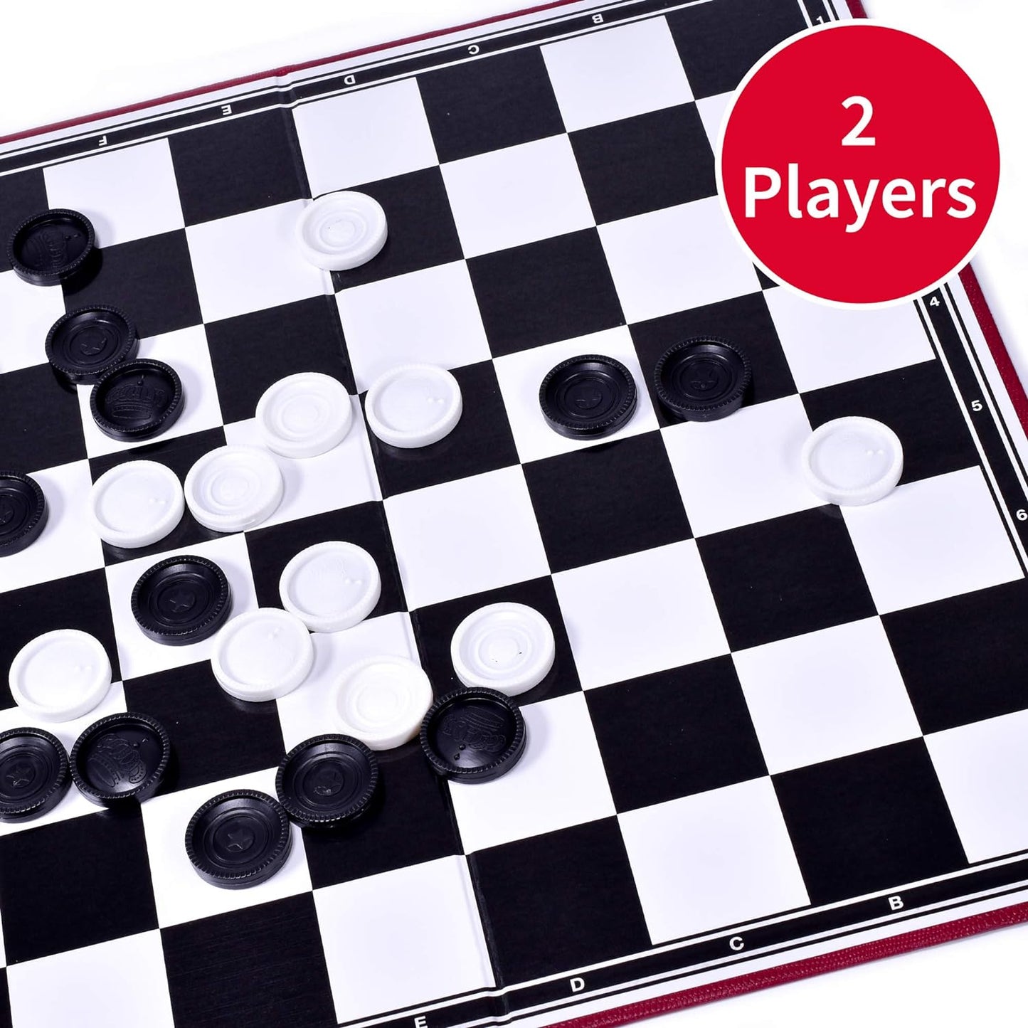 M.Y Draughts Game - Traditional Checkers Board Game