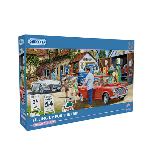 Filling Up for the Trip 636 Piece Jigsaw