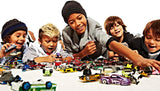 Hot Wheels Set of 5 Toy Cars, Extreme Race Assorted Styles
