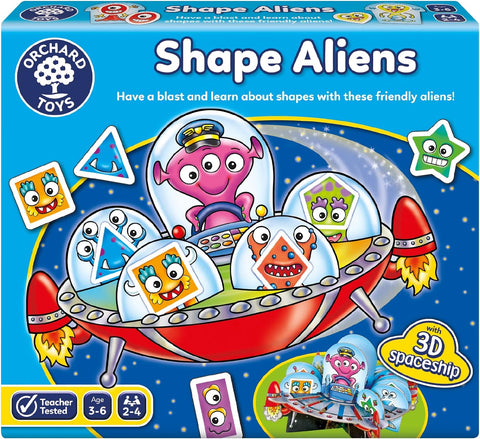 Orchard Toys Shape Aliens Game, Space themed Board Game