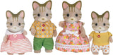 Sylvanian Families Striped Cat Family