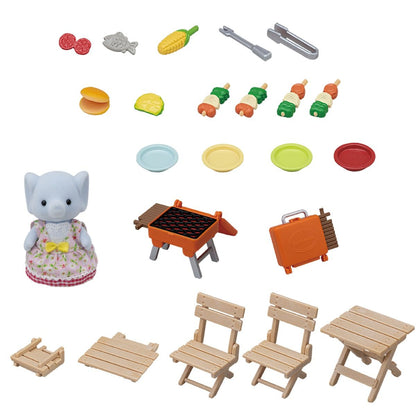 5640 Sylvanian Families BBQ Picnic Set - Elephant Girl