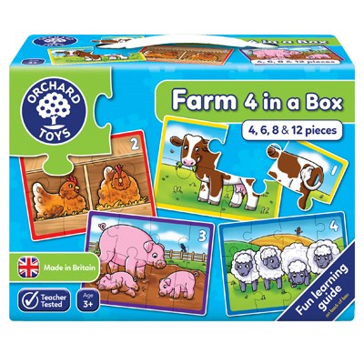 Farmyard 4 in box Puzzle