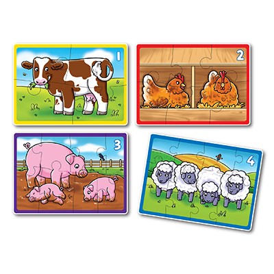 Farmyard 4 in box Puzzle