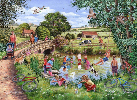 Pond Dippers 1000 Piece Deluxe Puzzle