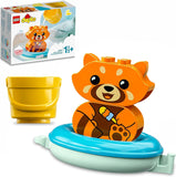 LEGO 10964 DUPLO Bath Time Fun: Floating Red Panda Bath Toy for Babies and Toddlers Aged 1.5 Years